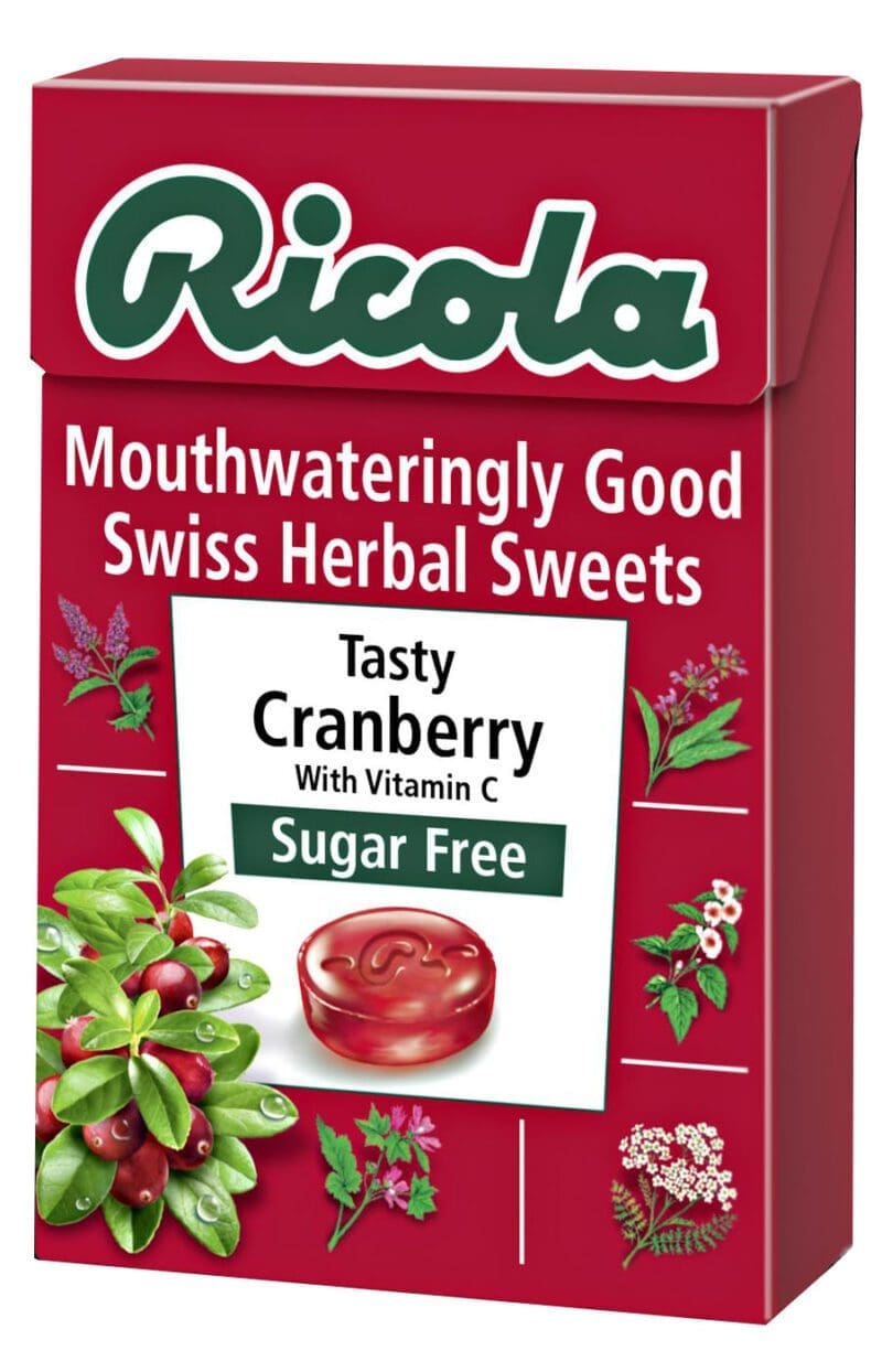 Ricola Cranberry Box