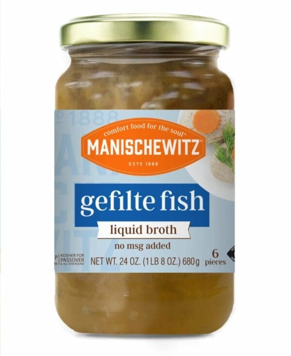 Manischewitz Passover Gefilte Fish in Liquid Broth